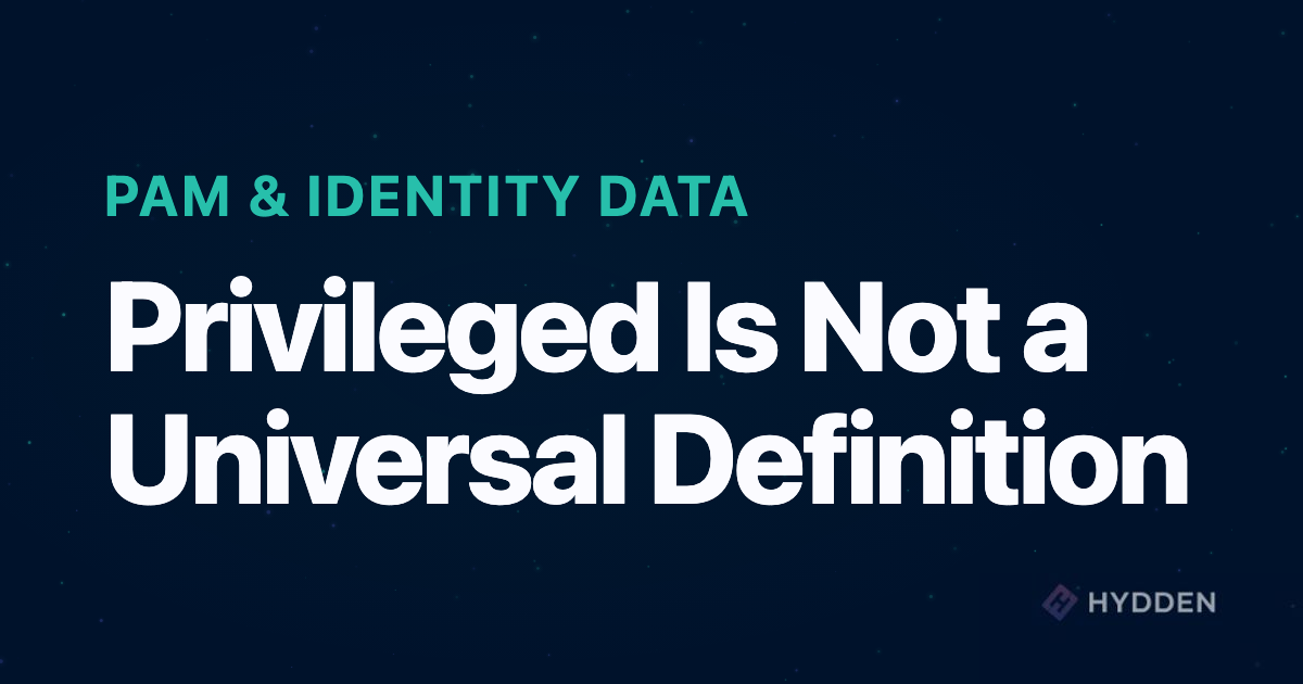 Privileged Is Not a Universal Definition