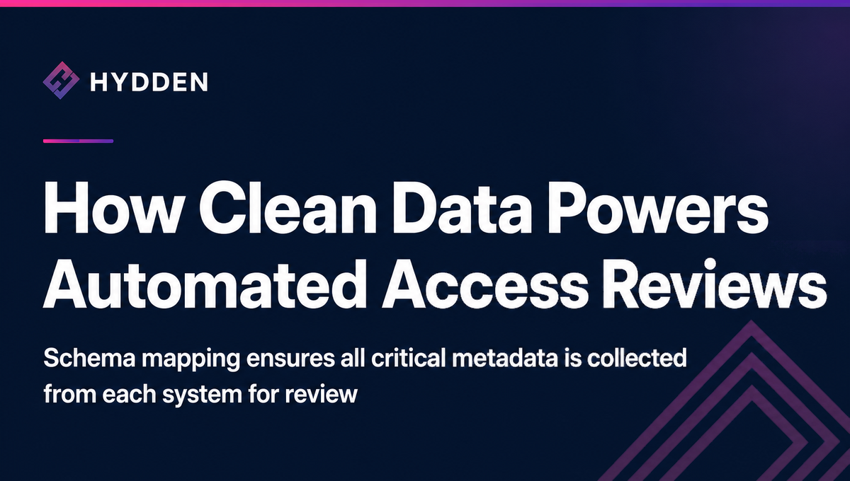 How Clean Data Powers Automated Access Reviews